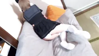 鸡教练【白丝琦琦】JK妹妹肉穴侍奉_丝足玩弄鸡巴掰着骚穴等待哥哥操_妹妹的骚穴都被哥哥操肿了