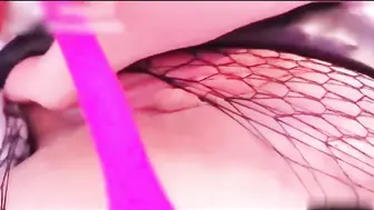 『咬一口小奈樱』 蓝发萝莉雷姆COS，福利姬
